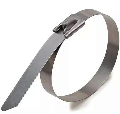 Хомут (стяжка) 7,9*400 из нержавеющей стали AISI 304 (100 шт), уп