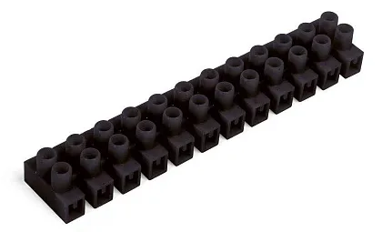 Колодка клеммная 10А (1,5-6мм2) полипропилен черный ЗВИнг (КВТ)