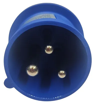 Вилка переносная 16A 3п (2P+PE) SLN-013 IP44, 380В, AWSPRODUCTS