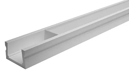 Профиль комплект накладной 6х16х2000мм бел (профиль, экран, загл) WOLTA, ком