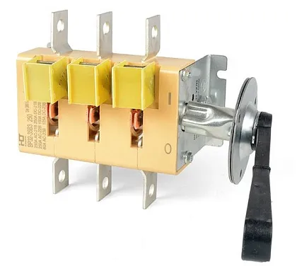 Рубильник ВР32-35В3/1 с д/г камерами съемная правая рукоятка HLT