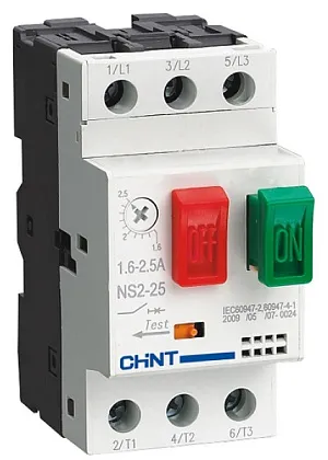 Авт. защиты эл. двигателя NS2-80B (56-80A) CHINT