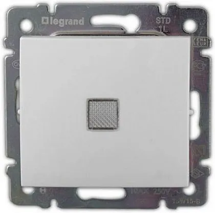 Выключатель проходной 1-кл. с подсветкой Белый Valena LEGRAND