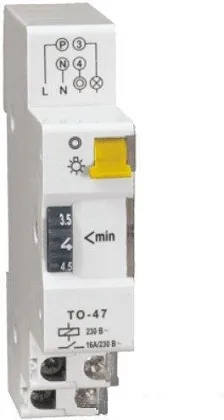 Таймер ТО47 освещения 16А 230В на DIN-рейку ИЭК (акц)