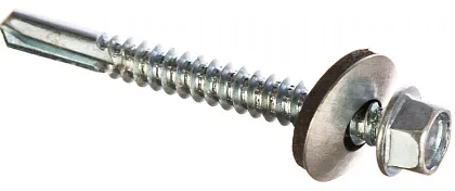 Саморез кровельный 5,5*51 оцинк. с длинным сверлом (100 шт.) (МД), уп