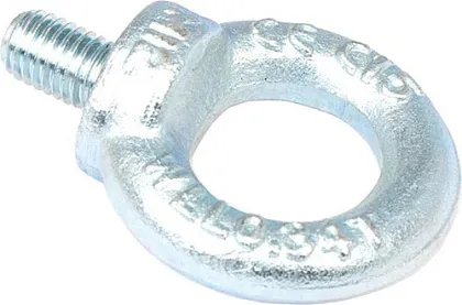 Рым-болт DIN 580 12 мм (белый цинк) (Стройбат)