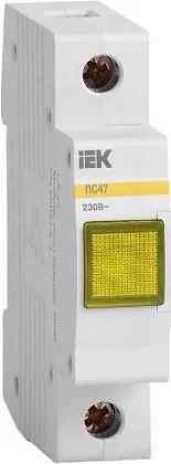 Сигнальная лампа ЛС-47 (желт.) (неон) IEK