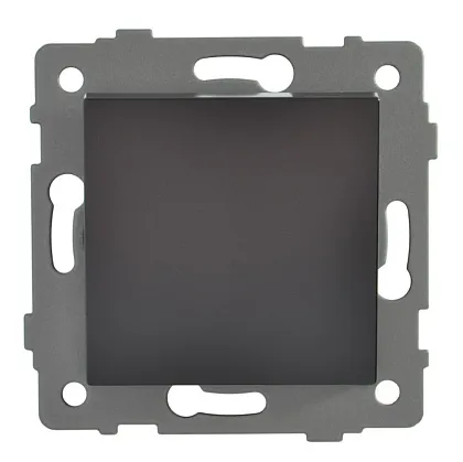 Выключатель 1-кл. чёрный A-001B "Аура" AWSproducts