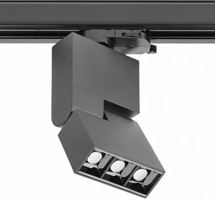 Светильник трековый SIERRA, серии XLD, алюминиевый корпус черного цвета, 8W, 720lm, AC220-240V, 50/6