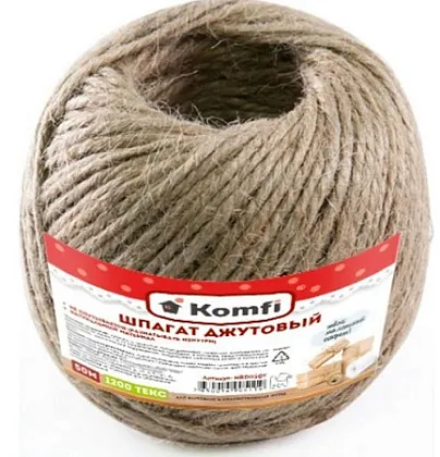 Шпагат джутовый  (50м) 1200 текс (Komfi)