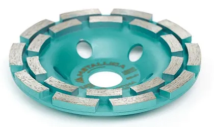 Алмазная чашка, двойной сегмент 125x22,2 мм METALLICA Optima