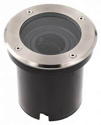 Cветильник тротуарный BETA-K регулируемый, GU10, IP67, круглый, инокс GTV