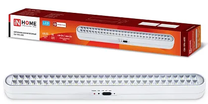 Светильник светодиодный аварийный СБА 1094-60DC 60LED 2.2Ah lithium battery DC IN HOME