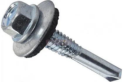 Саморез кровельный 6,3*32 оцинк. с длинным сверлом (100 шт.) (МД), уп