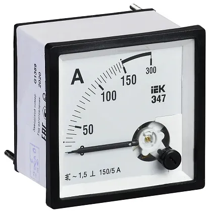Амперметр Э47 150/5А кл. точн. 1,5 72х72мм ИЭК (акц)