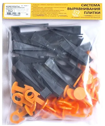 Комплекты для выравнивания плитки (30 шт.), уп
