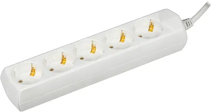 Удлинитель бытовой 5гн. 3м с/з ПВС 3х1мм2 У05 GENERICA