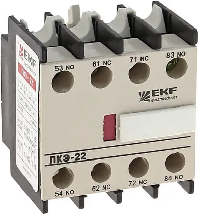 Доп. контакт ПКЭ-40 (4но, для КМЭ, КТЭ PROxima) EKF