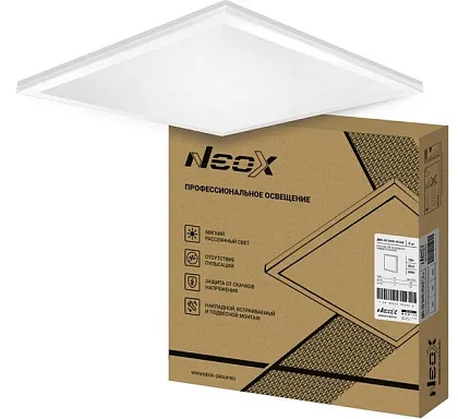 Панель LED универсальная ДВО-02 5040 ОПАЛ 50Вт 4000К 4500Лм IP40 NEOX.