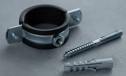 Хомут сантехнический 3/8" (16-19мм) М8 комплект Premium (в упак. - 250 шт.)