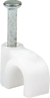 Скоба круглая с гвоздем 5мм (100 шт.) (ELUX), уп