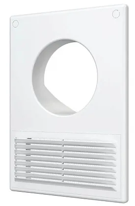 Решетка вентиляционная РУФ фланец D125/60х120 разъемная 185х254 пластик ERA