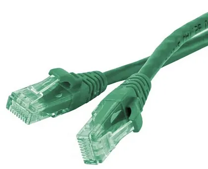Патч-корд 0,5м UTP Cat.5e RJ45 зеленый (AWSPRODUCTS)