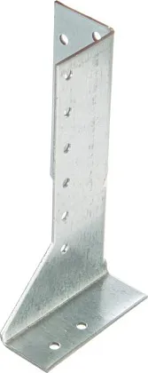 Опора балки левая оцинкованная (ОВЛ-25*140) (поштучно)