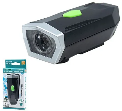 Фонарь велосипедный аккумуляторный QX-Q25 USB-зарядка 10-60