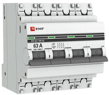 Выключатель нагрузки 4P 63А ВН-63N EKF PROxima