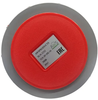 Розетка переносная 32A 5п (3P+PE+N) SLN-2252 IP67, 380В, AWSPRODUCTS