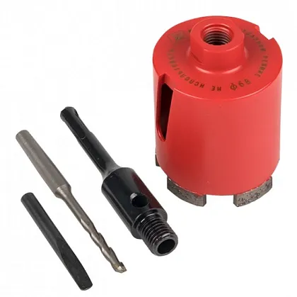 Коронка алмазная по бетону 68 мм SDS+ EKF