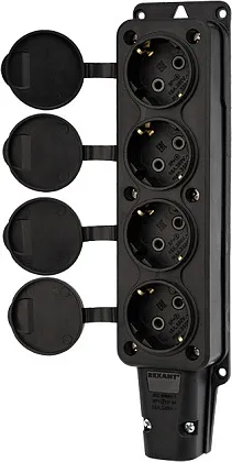 Колодка каучук 4-я с/з IP54 REXANT