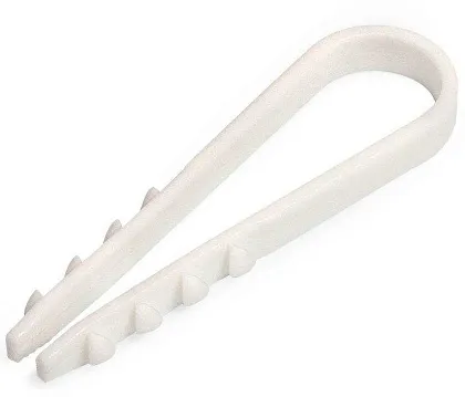 Дюбель-хомут ДХ 11-18 Белый Fortisflex (100шт), уп