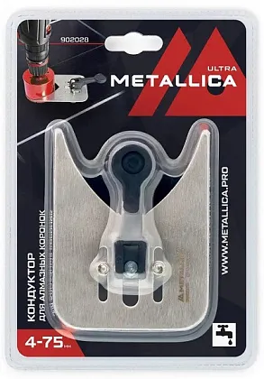 Кондуктор металл. д/ коронок алмазных 4-75 мм, с присоской METALLICA Ultra