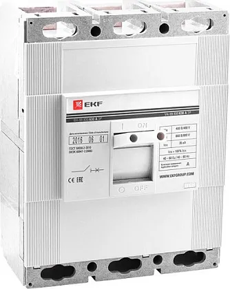 Автоматический выключатель ВА-99 800/630А 35кА 3p. Proxima EKF