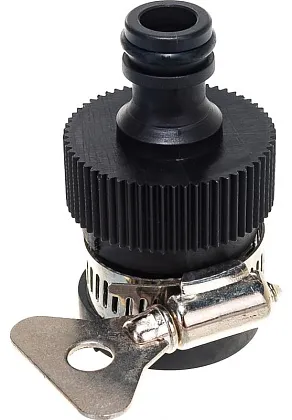 Адаптер на кран с хомутом 16мм--коннектор 330071//024