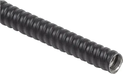 Металлорукав в ПВХ изол. 18 черный Р3-ЦП нг IEK (15м), уп