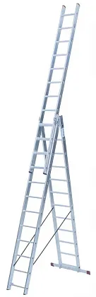 Лестница алюминиевая трехсекционная 3* 12 CORDA (010445) (KRAUSE)