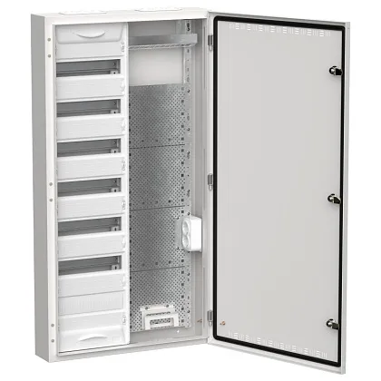 Щит металл. КОМБО TITAN 5 ЩРн-84 (2х84) IP30 белый (1085х570х140) IEK