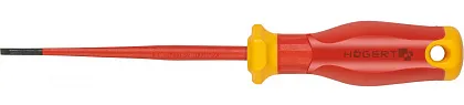 Отвертка диэлектрическая SL3x100 мм, SLIM, S2 HOEGERT