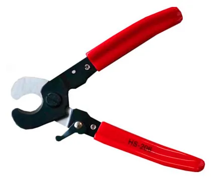 Кабелерез  с однокомпонентными рукоятками с пружиной и стопором,CR-V сталь, 160 мм, Ripo серия "Stan