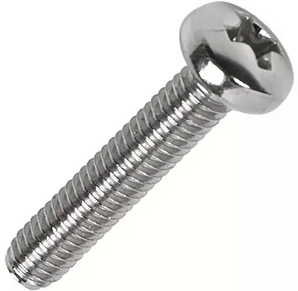 Винт М5*25 полукруг DIN7985 цинк (10 шт.) (Стройбат), уп