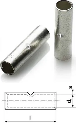 Гильза медная луженая ГМЛ 185 KLN (ERKO)