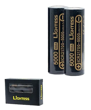 Аккумулятор 21700 100A 3.7V 5000mA LiGhtess