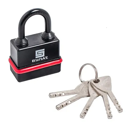 Замок навесной ВС 3-Н55 ПЛ (всепогодный 5кл. d=8мм) БУЛАТ