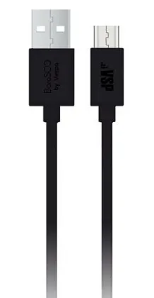 Дата-кабель USB-micro USB; 2А;3м; черный  Borasco