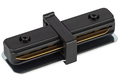Коннектор TR-1PA-IC-BK прямой для однофазного шинопровода черный ЭРА