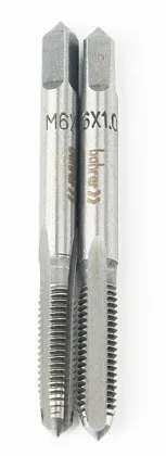 Метчик машинно-ручной  6,0 х 1,0мм метрический (сталь ШХ15 подшипниковая) (2 шт в уп) Bohrer, ком