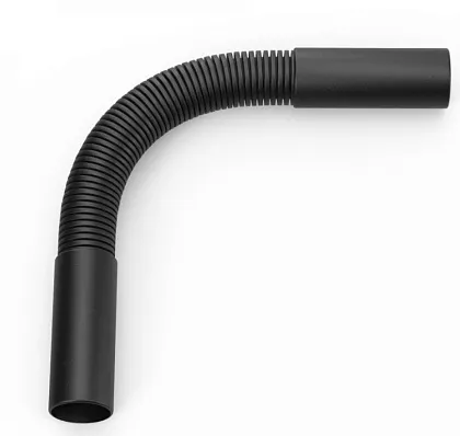 Поворот гибкий гофрированный чёрный d20 мм (10шт/420шт уп/кор) Промрукав